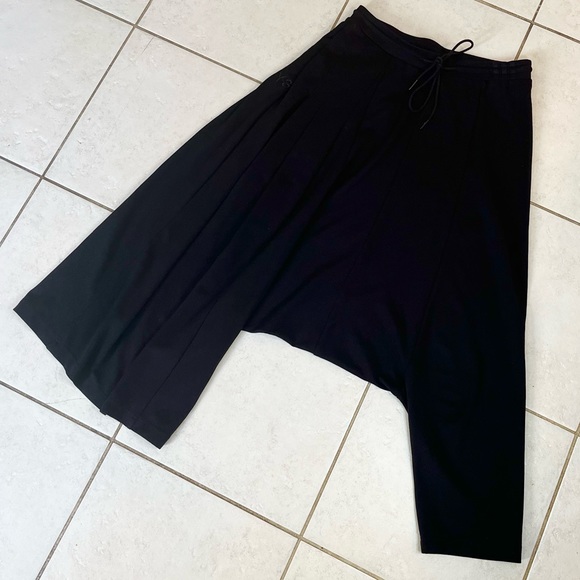 Y3 Adidas Drop Crotch Joggers 